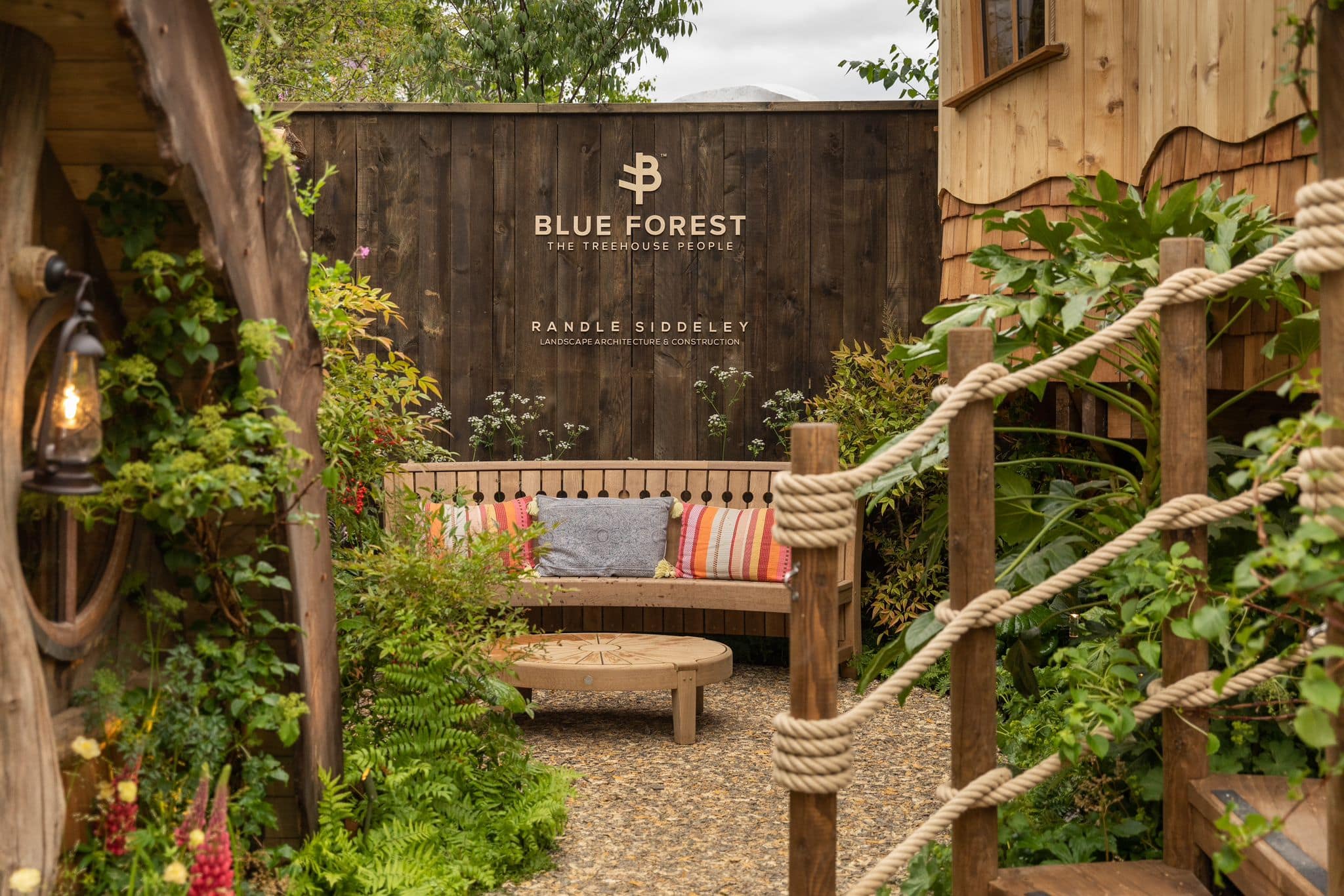 Marley timber shingles used on Blue Forest Magical Hideaway | Chelsea Flower Show | Photography - Chris Taylor
