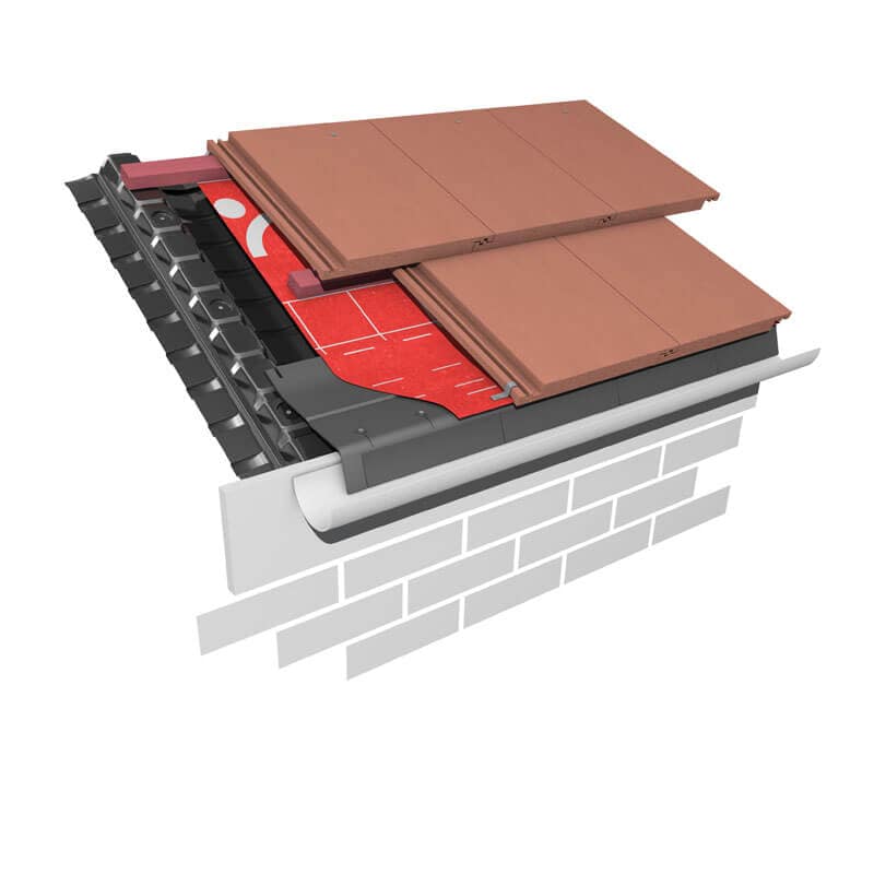 An image of a 10mm eaves vent system, available from Marley.