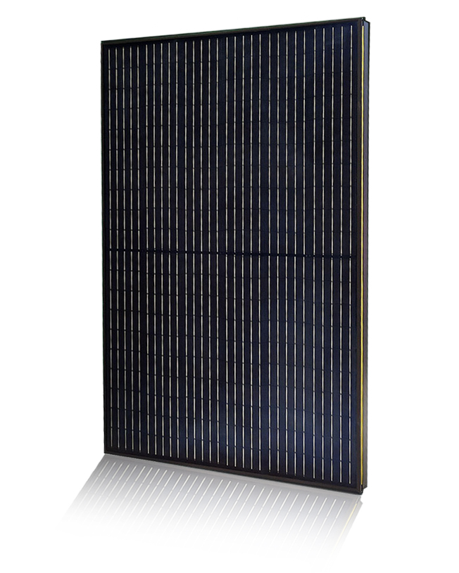 335 solar panel standing