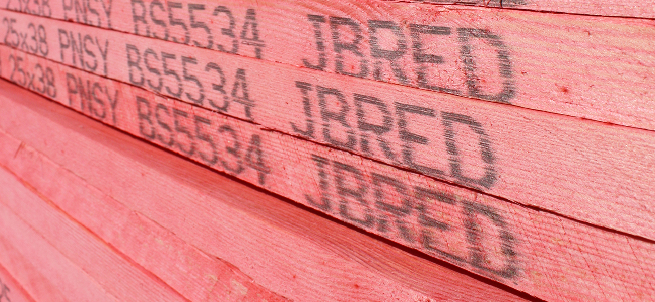 Stack of JB Red batten BS5534