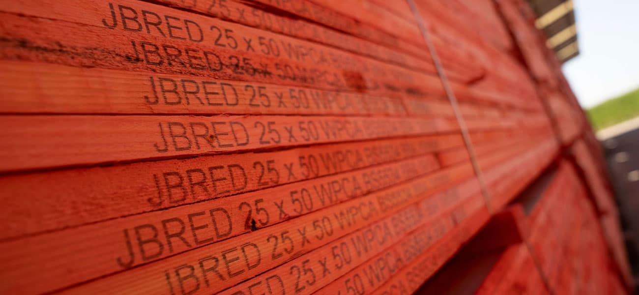 Marley JB Red battens close up