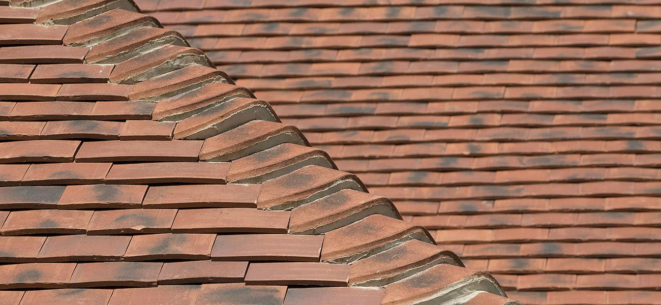 Marley roof tile on a housing project 
