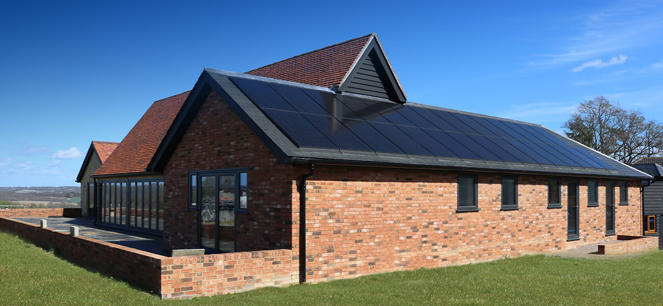 Marley solar tile installation on a residential garage