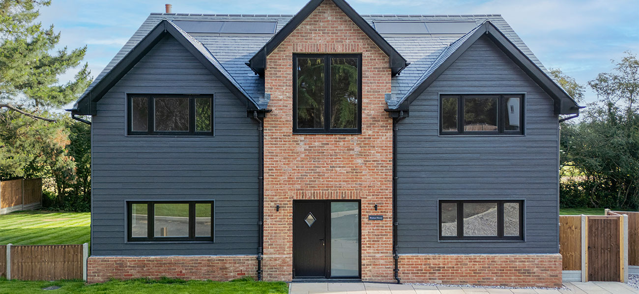 Marley weatherboard installed on a home