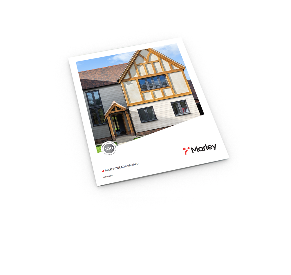 Weatherboard brochure page image