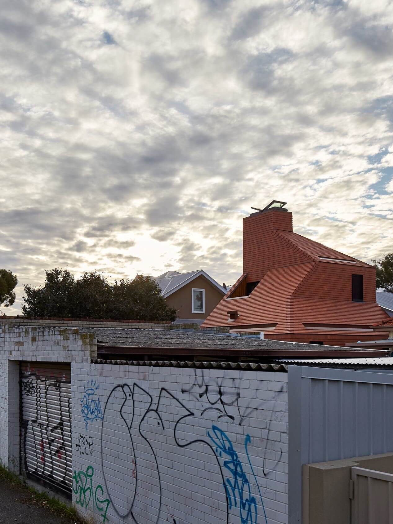 Marley clay plain roof tiles installed on project Camino House