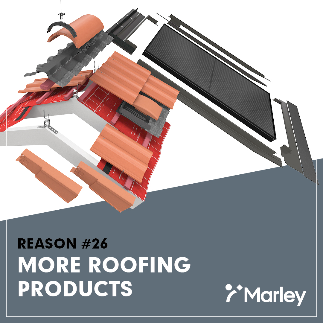 100 reasons why choose Marley roof tiles
