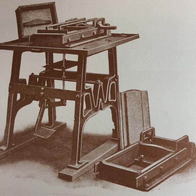 original winget hand tile press machine