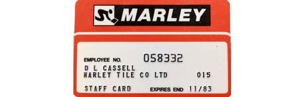 staff discount card for Marley stores