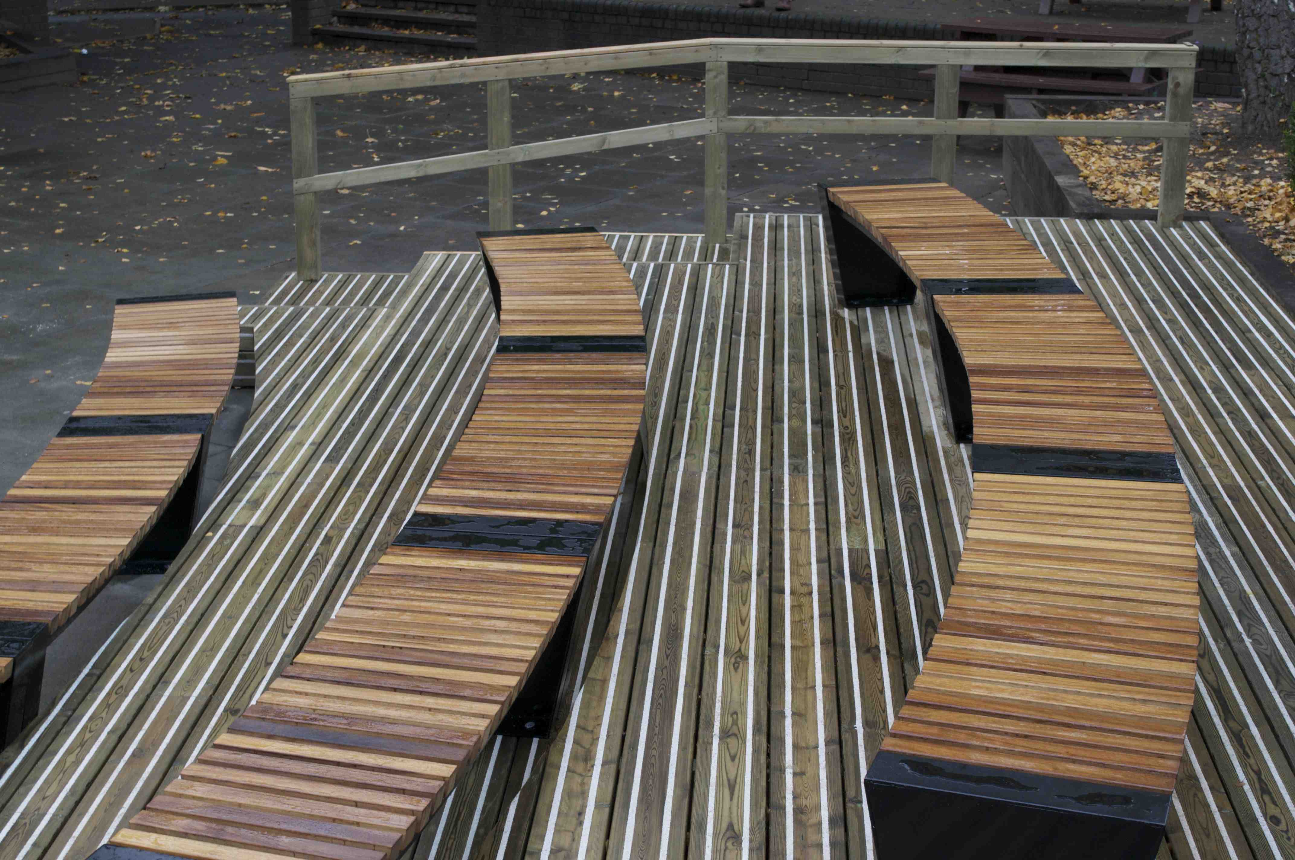 Marley Citideck installed on outdoor theatre