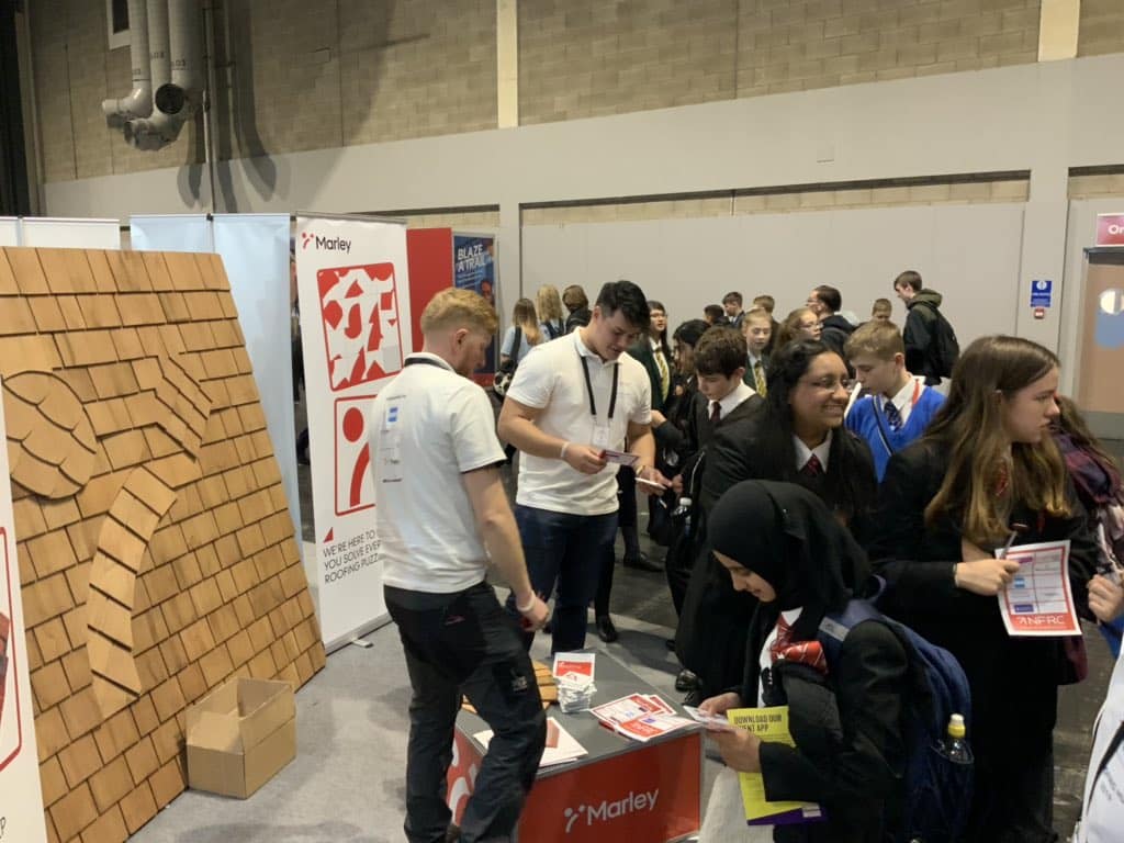 SkillBuild action shot using Marley products