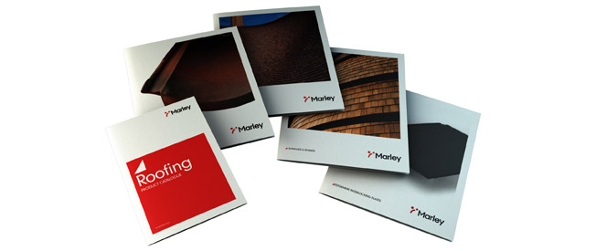 Marley roofing brochure cover images