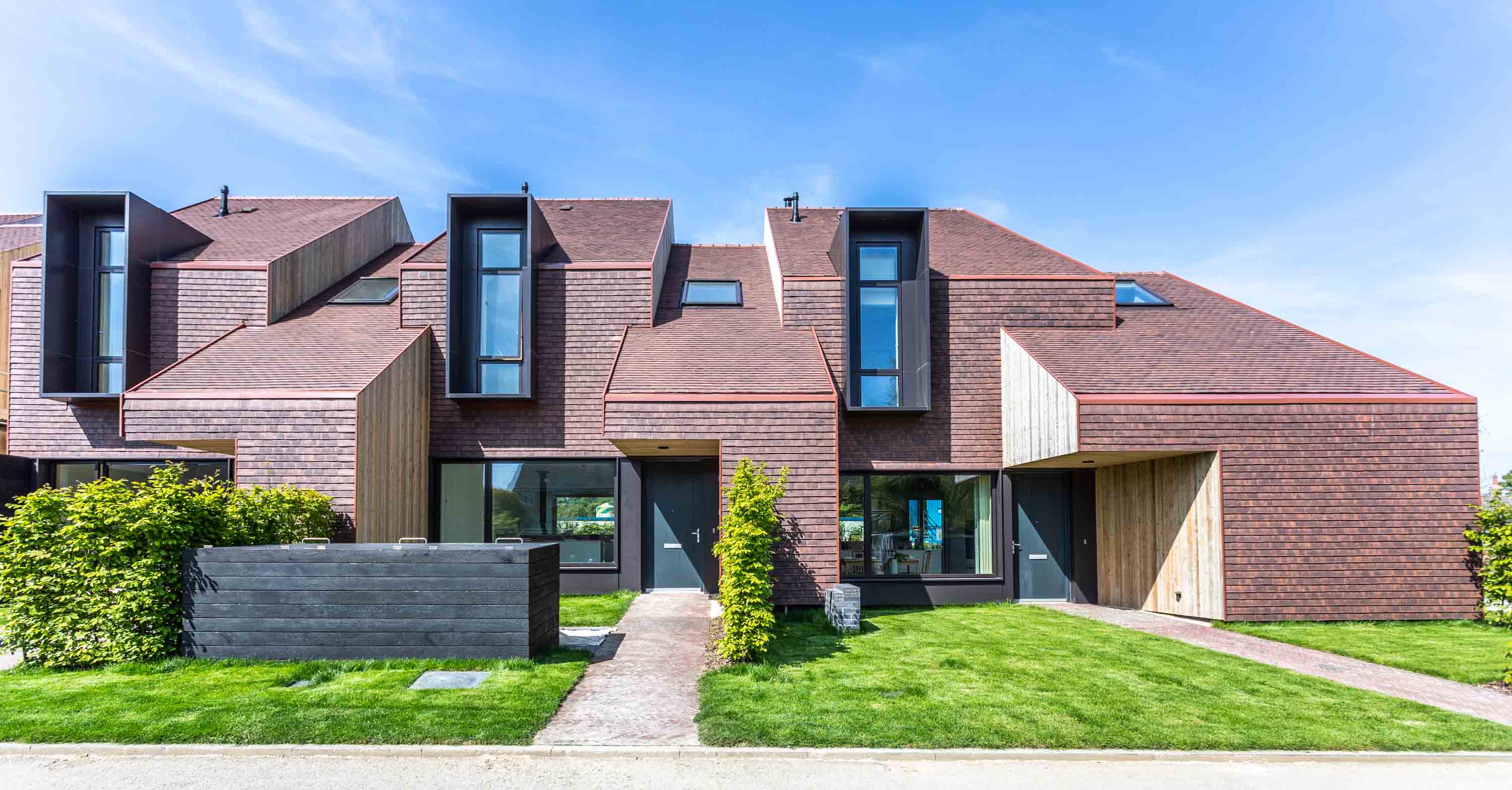 Marley Golden Mede case study using Acme Double Camber in Burnt Flame