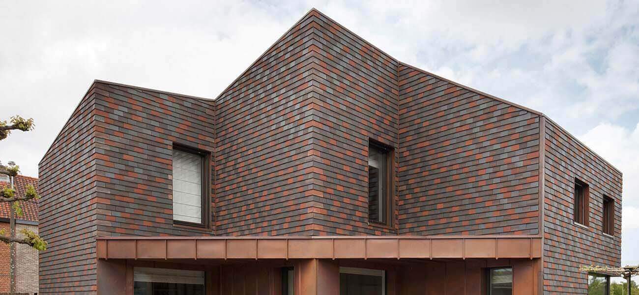 Hawkins roof tile on Zero Carbon House 