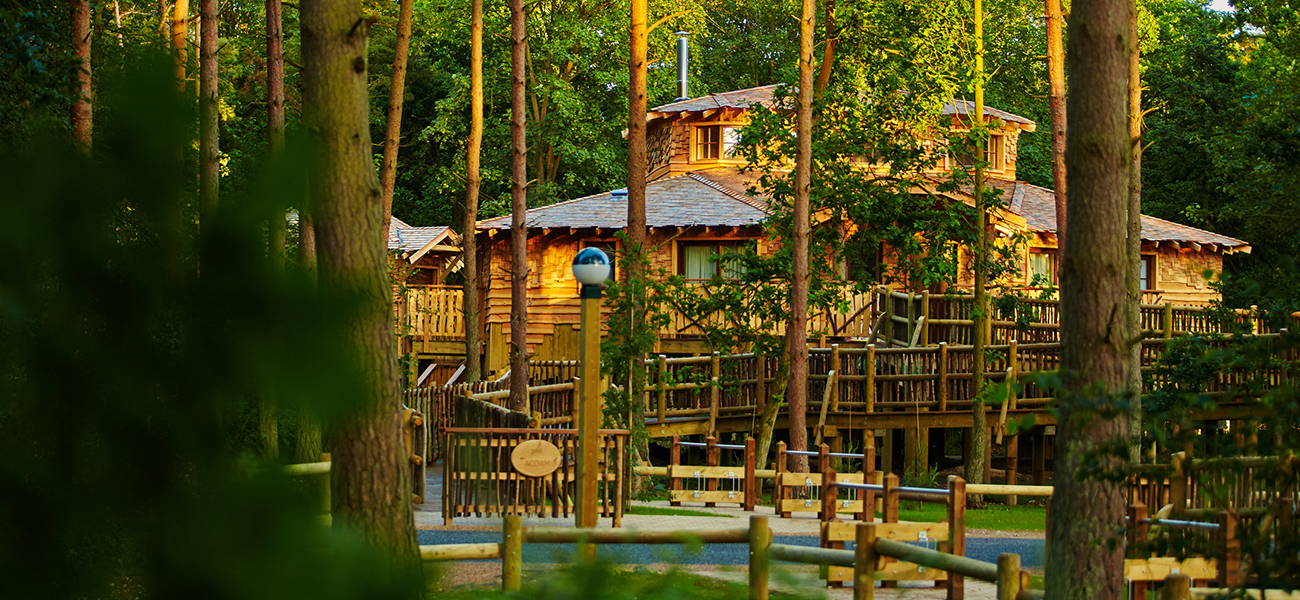 Cedar shingles used on Elveden Treehouses supplied by Marley Ltd