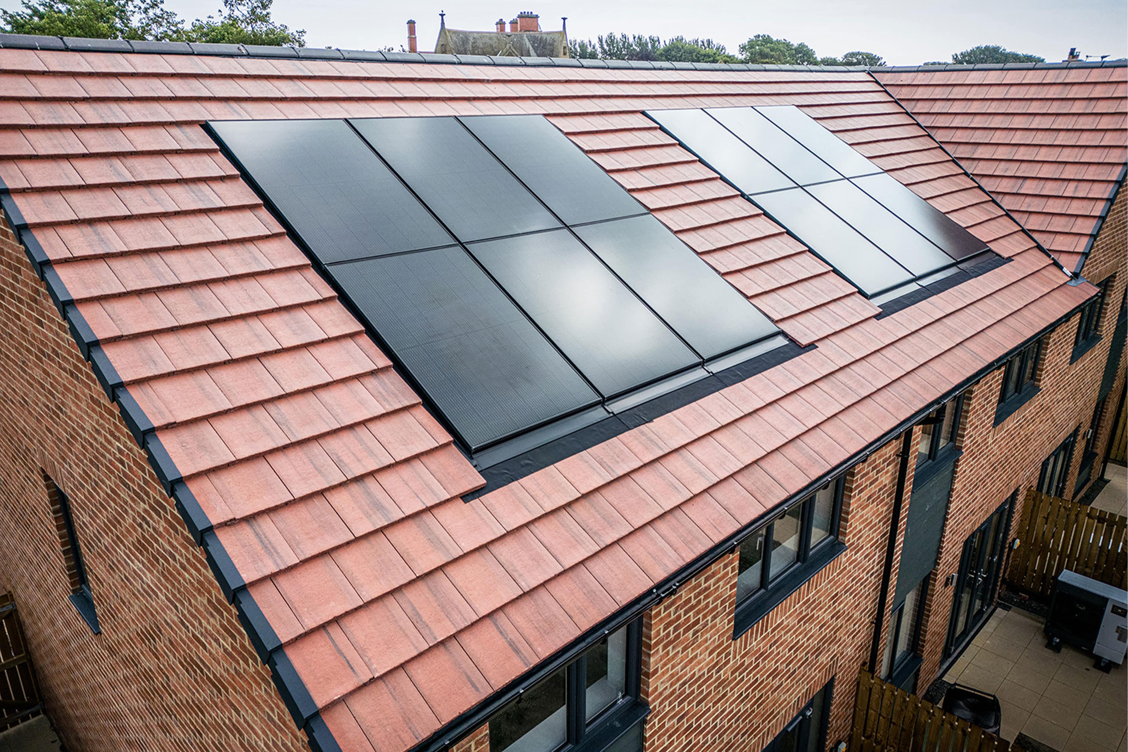 Marley full system and solar installed on affordable housing scheme