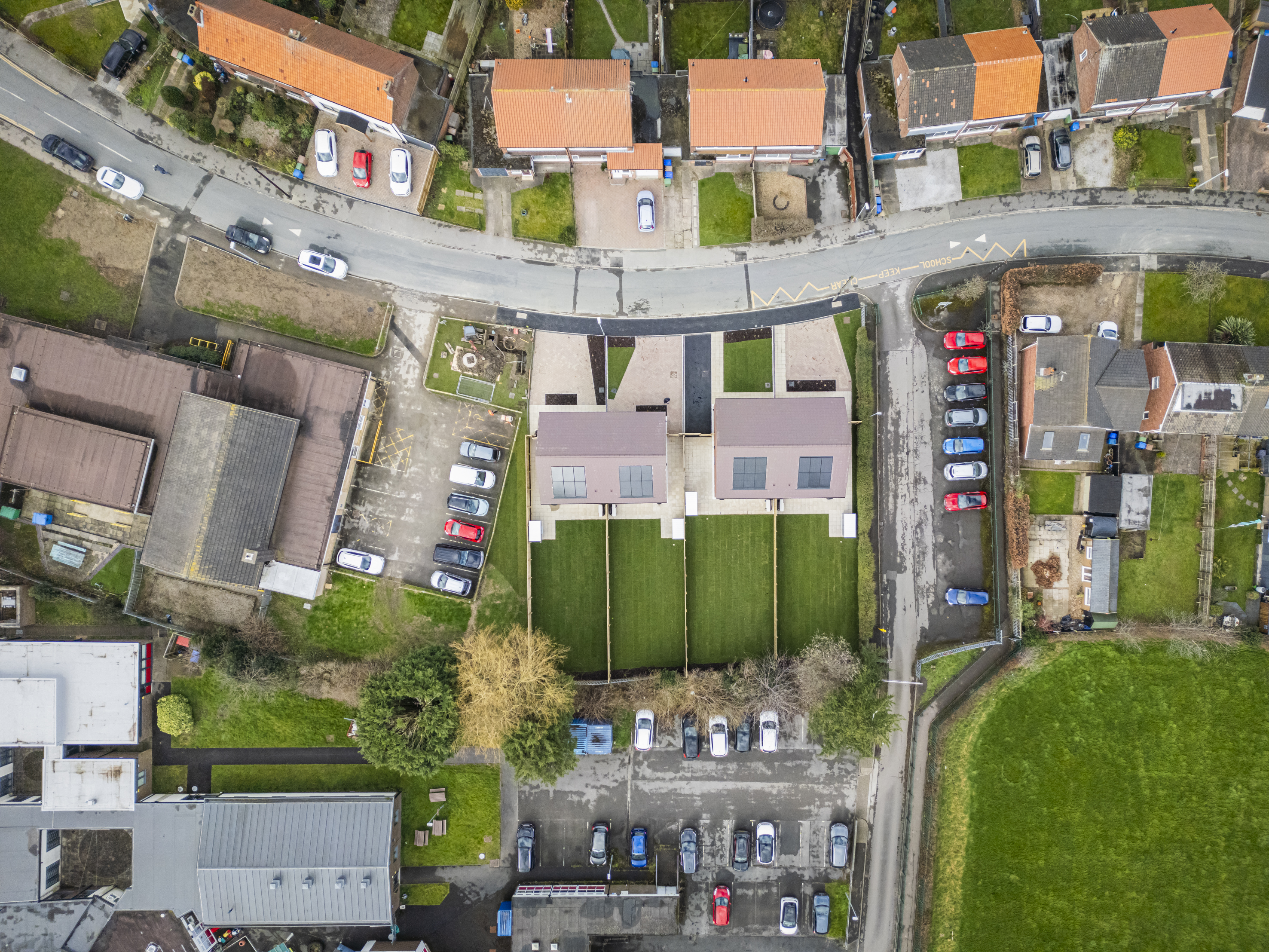 Marley solar panels installed on roof