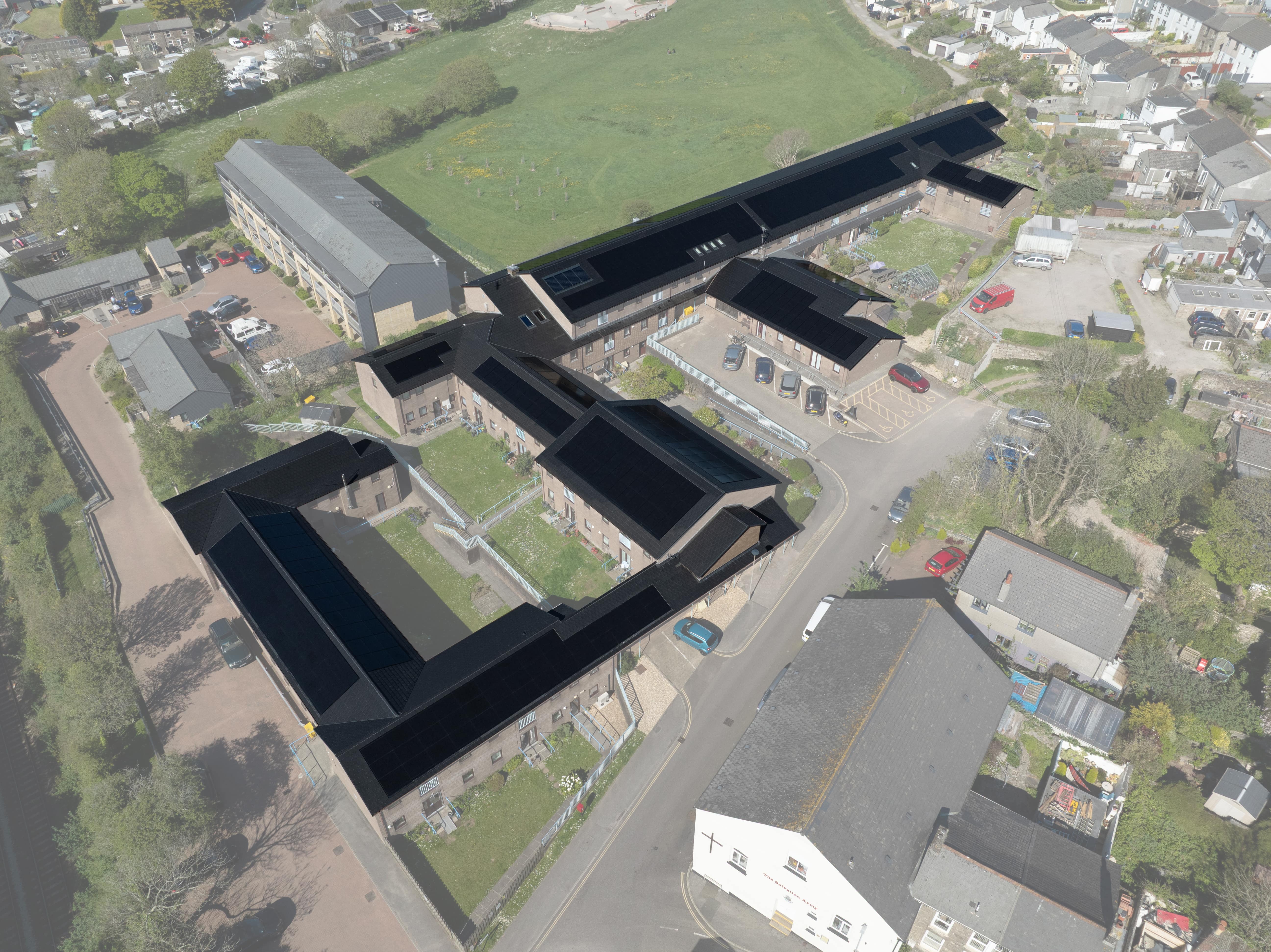 Marley solar and roof system installed on care home