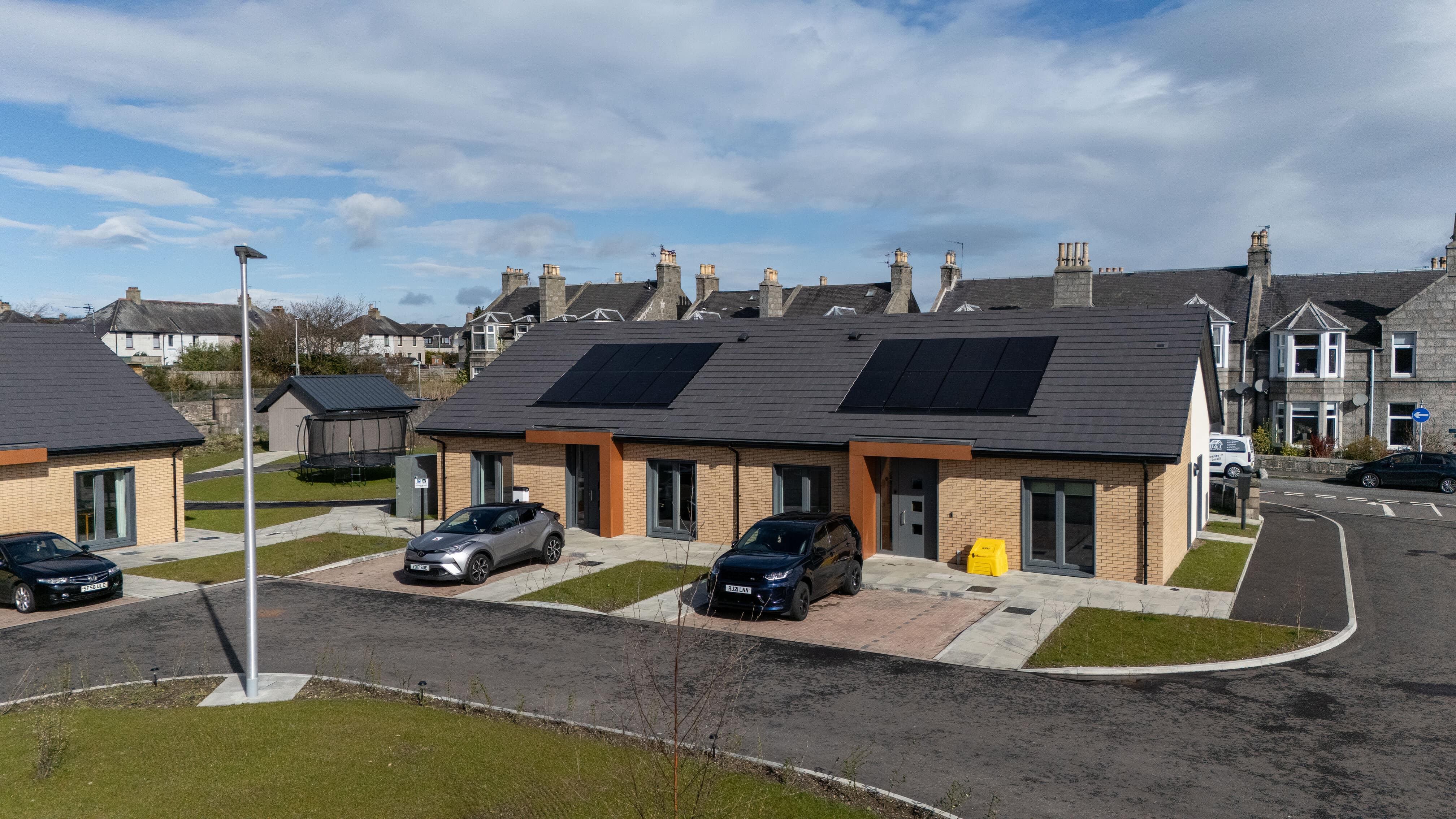 Marley solar panels installed on a care home village