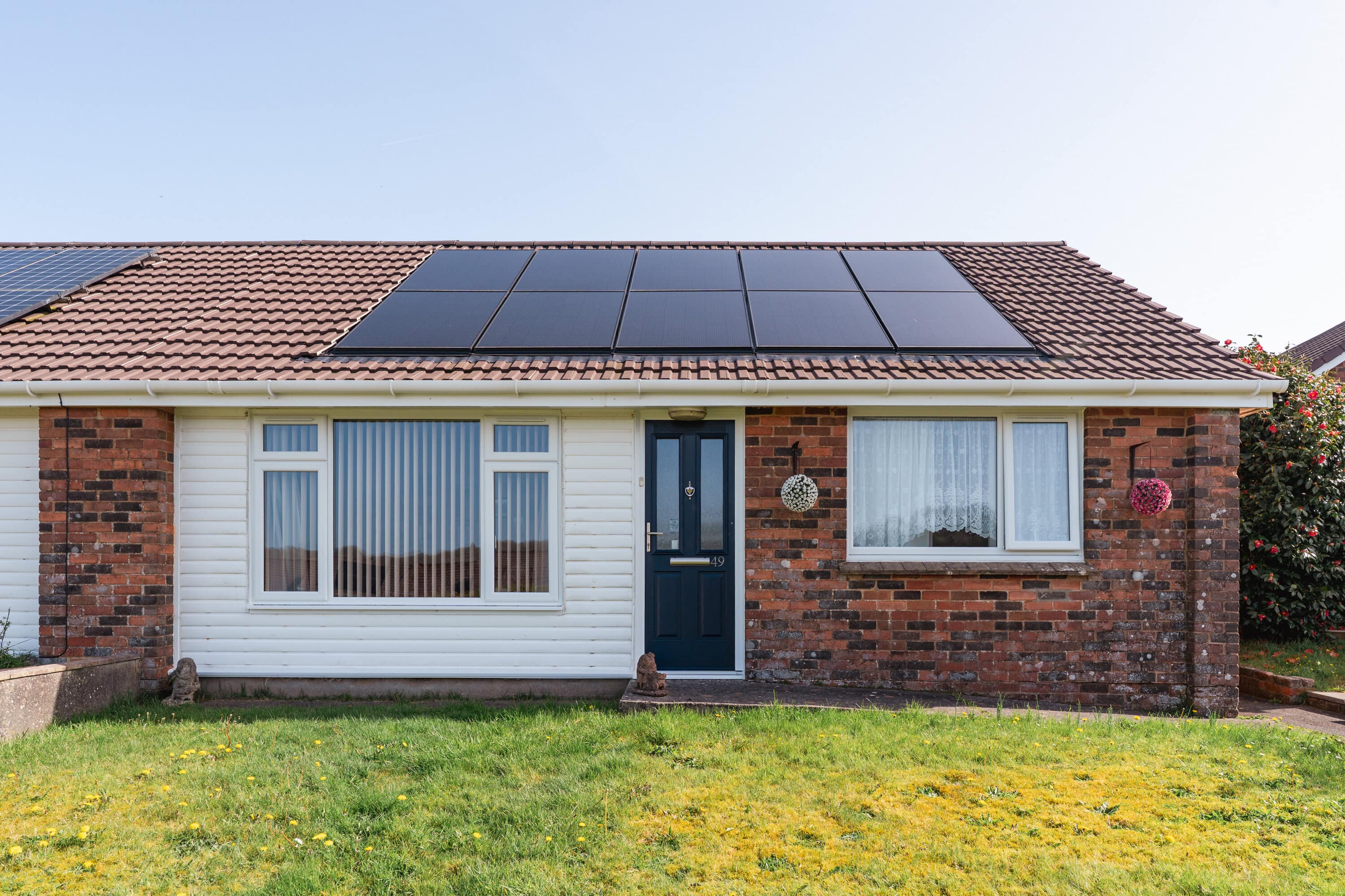 Marley solar panels installed on a residential home 