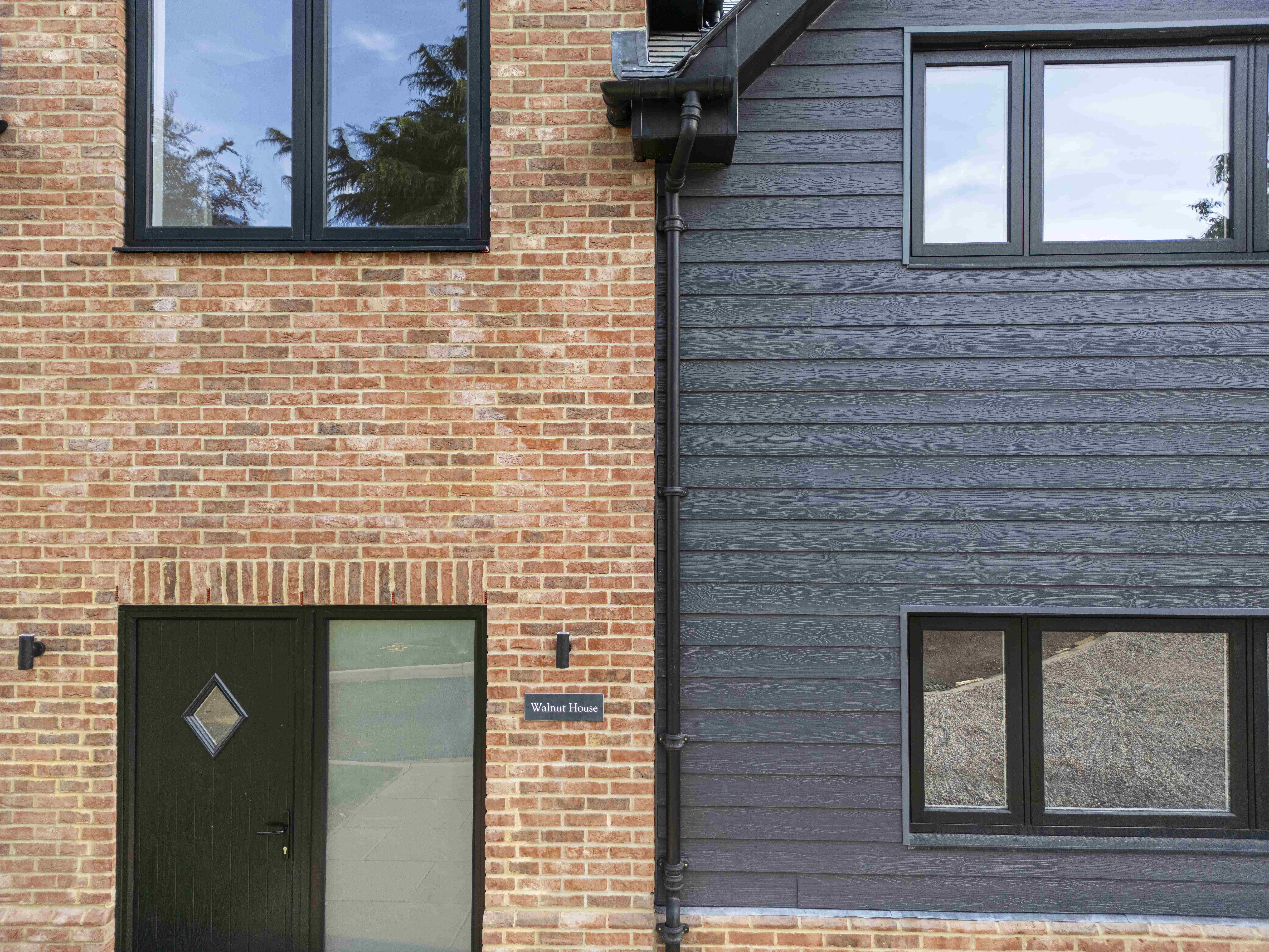 Marley weatherboard installed on a home in slate grey