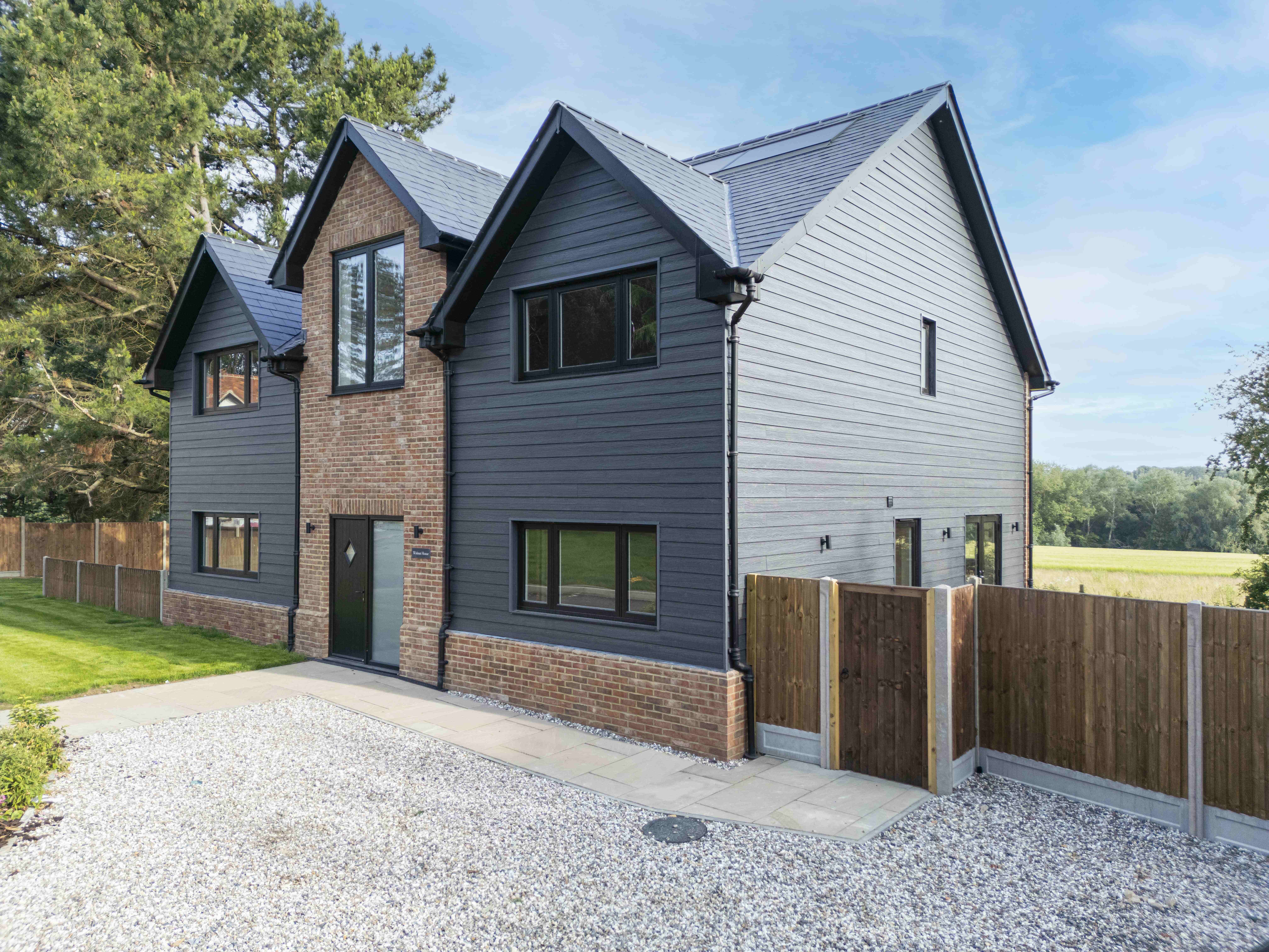 Marley weatherboard cladding installed on a new home