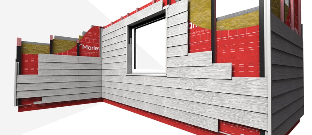Marley weatherboard full system infographic