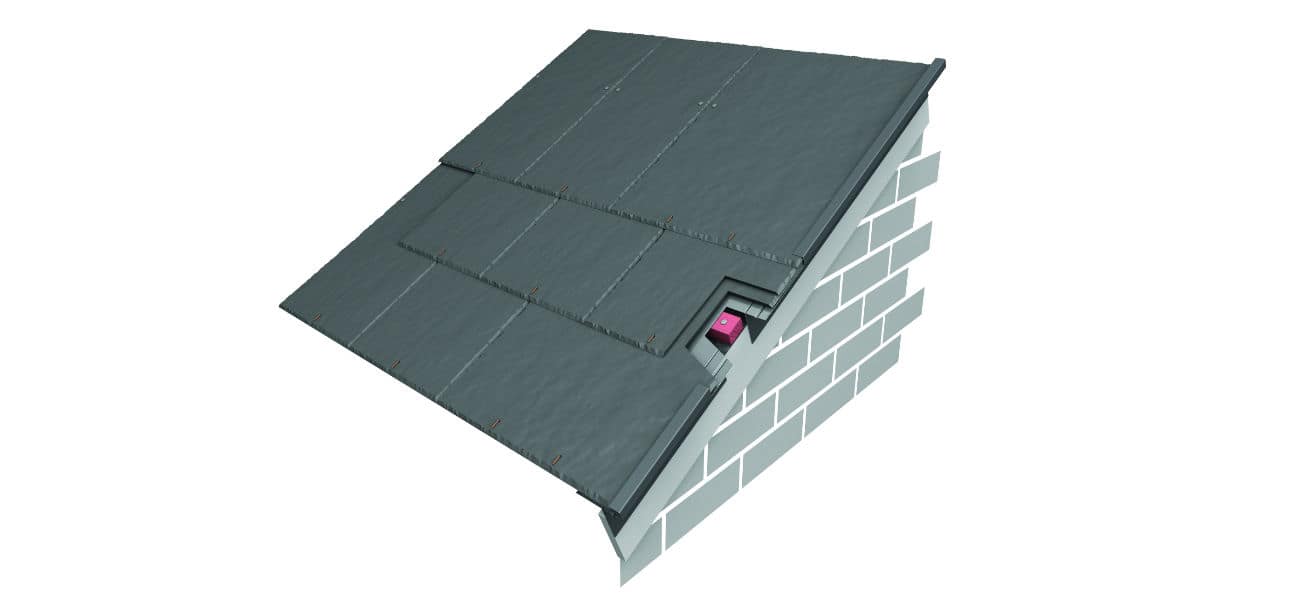 Continuous Dry Verge for use with slates