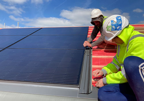 Marley solar panel install