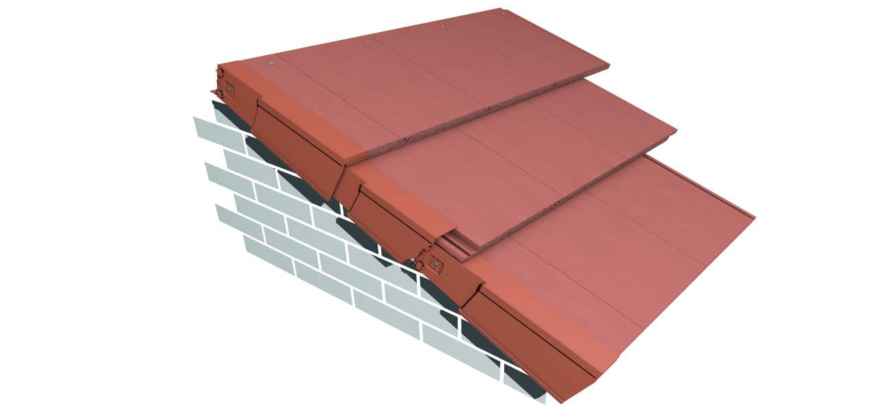 Image featuring Universal dry verge in terracotta from Marley