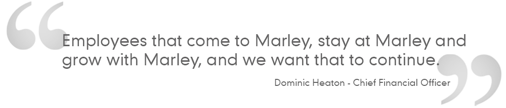 Quote from Marley finance director 
